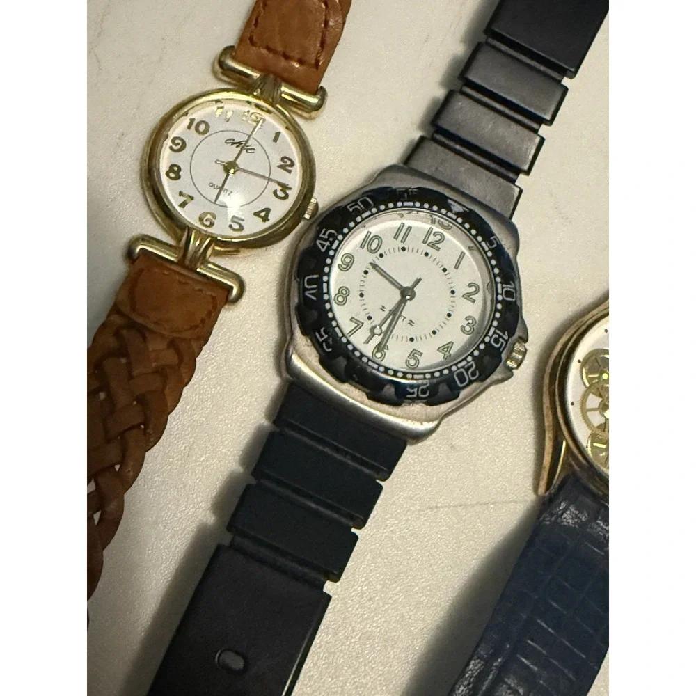 Lot‎ Of 5 Unbranded Watches , Untested , Needs Battery